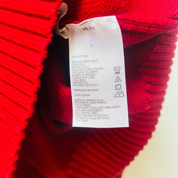 Men's Nautica red sweater like new size large - Picture 4 of 5